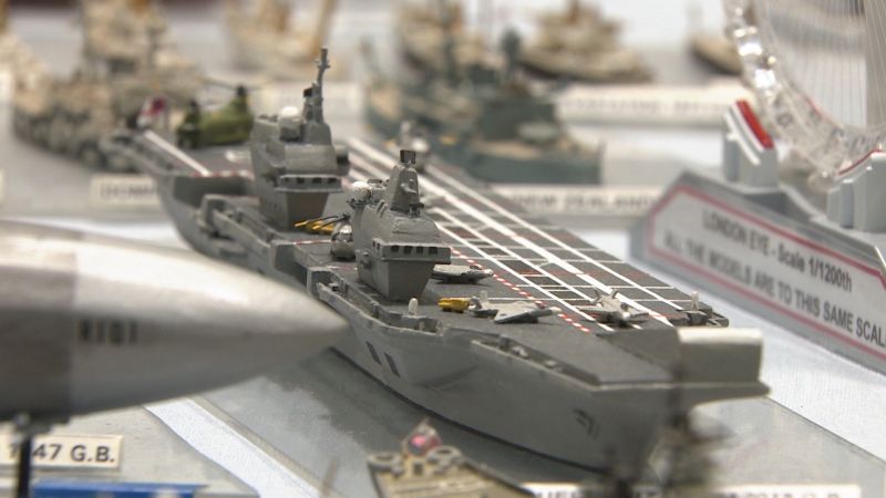 Large Model Military Hundreds Of Miniature Military Models Go On Display At Alexandra Palace