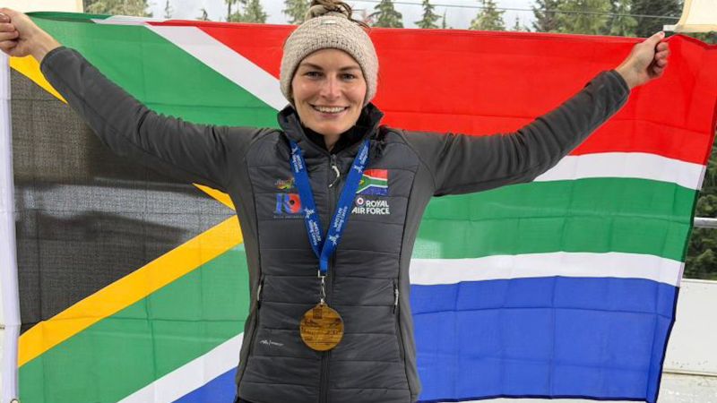RAF skeleton's Nicole Burger's 'pride' at representing South Africa at Winter Olympics