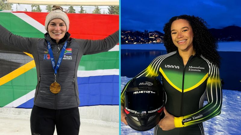 Military athletes selected as flag bearers for the Winter Olympics opening ceremony