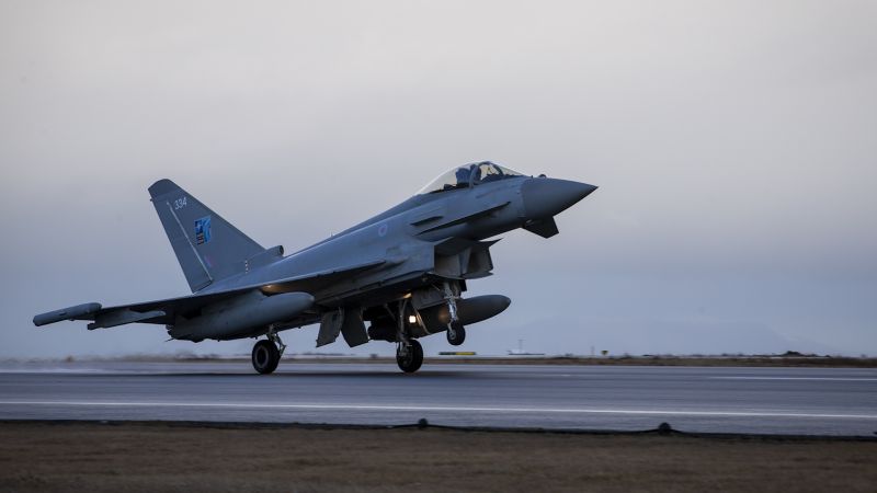 RAF Typhoons Deploy To Iceland On NATO Air Policing Mission