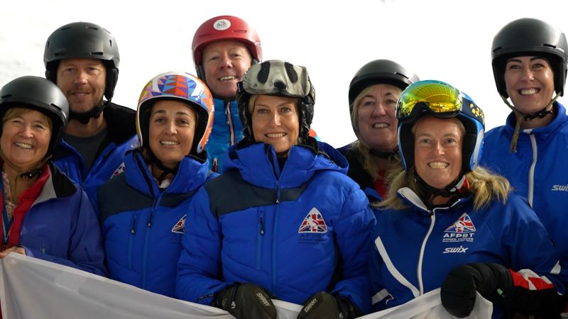 Smiles on the slopes as Duchess of Edinburgh becomes royal patron of Armed Forces Para-Snowsport Team
