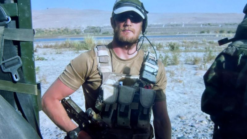 Former Royal Marine Carns gives brief reply when asked if he'd join the Army