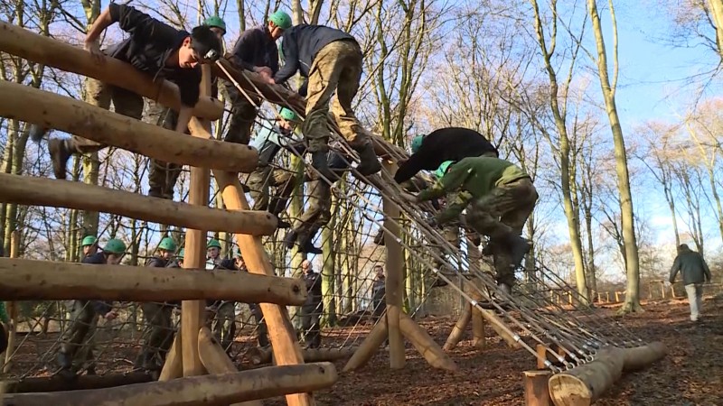 Cadets Take On Newly-Designed Assault Course- And It's Not For The ...