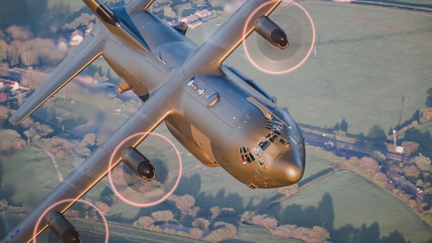 'Striker' - Cpl Matthews. Royal Air Force C-130J Hercules aircraft departed RAF Brize Norton 05052022 CREDIT MOD Crown Copyright.jpg