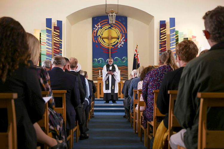 A short commemorative service was held at St Barbara’s Church