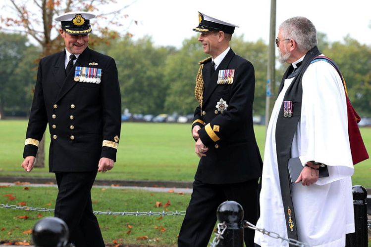 Left, Commodore Sam Shattock, the head of the RFA , praised the "quiet professionalism" shown by generations of sailors