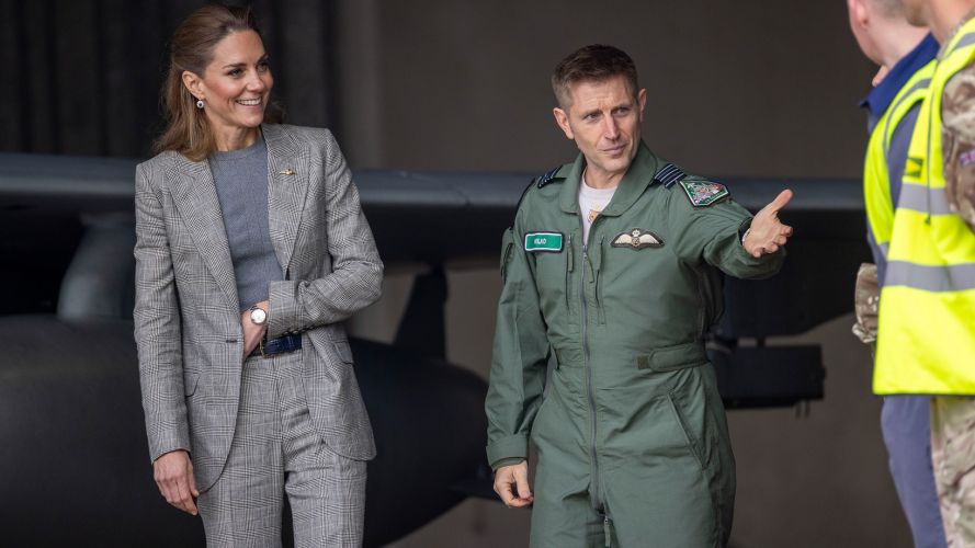 Princess of Wales meets personnel at RAF Coningsby during her visit (Picture: PA)