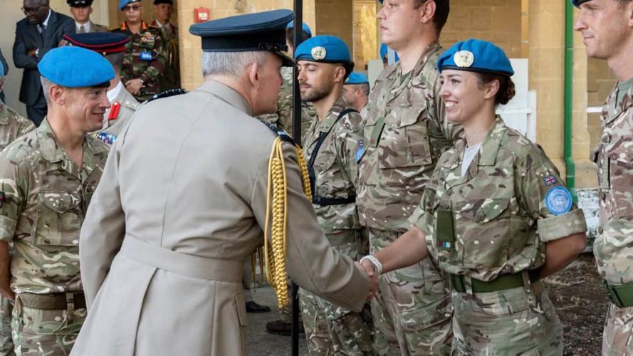 CDS meets personnel in Cyprus (Picture: UNFICYP) CDS meets personnel in Cyprus (Picture: UNFICYP)