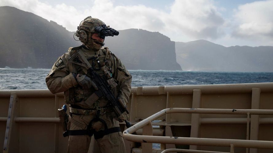 Exercise Lion Protector saw personnel from the UK Commando Force work alongside Danish and Faroese forces Exercise Lion Protector saw personnel from the UK Commando Force work alongside Danish and Faroese forces