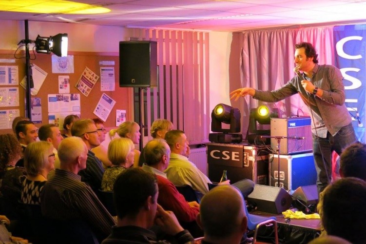 CSE Comedian At Gig 