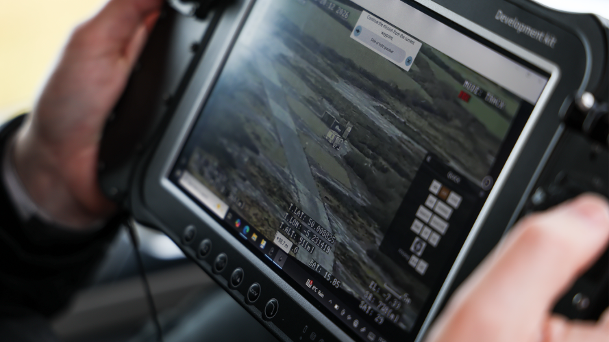 Eagle Eye trails on screen