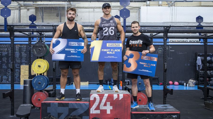 Meanwhile, William Woods won the men's category, with Harleigh Abbot and Pete Todd placing second and third (Picture: RAF) Meanwhile, William Woods won the men's category, with Harleigh Abbot and Pete Todd placing second and third (Picture: RAF)