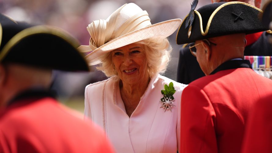 Queen Camilla attends Chelsea Pensioners Founder's Day