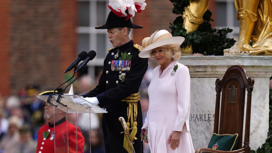 Queen Camilla attends Chelsea Pensioners Founder's Day