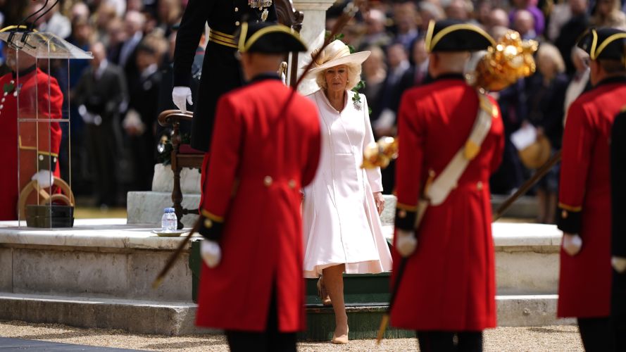 Queen Camilla attends Chelsea Pensioners Founder's Day