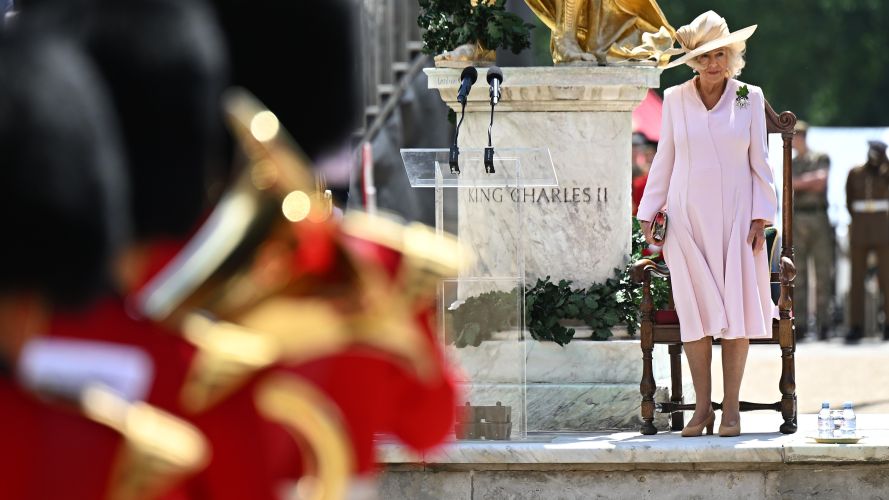 Queen Camilla attends Chelsea Pensioners Founder's Day