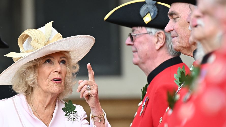 Queen Camilla attends Chelsea Pensioners Founder's Day