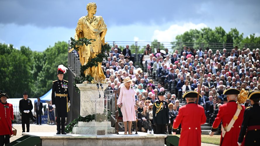 Queen Camilla attends Chelsea Pensioners Founder's Day