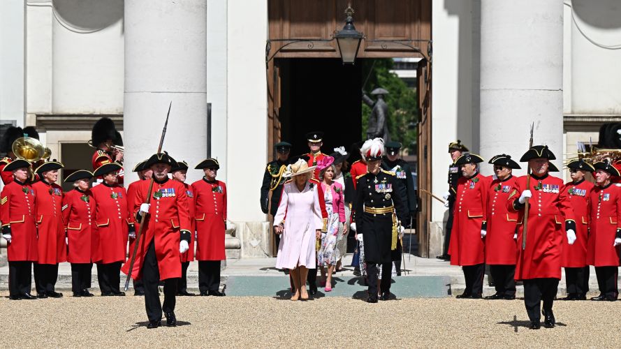 Queen Camilla attends Chelsea Pensioners Founder's Day