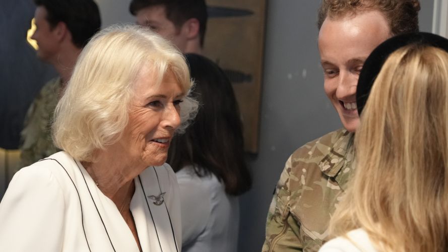 04092025 Queen visits Ranger Regiment credit BFBS.jpg