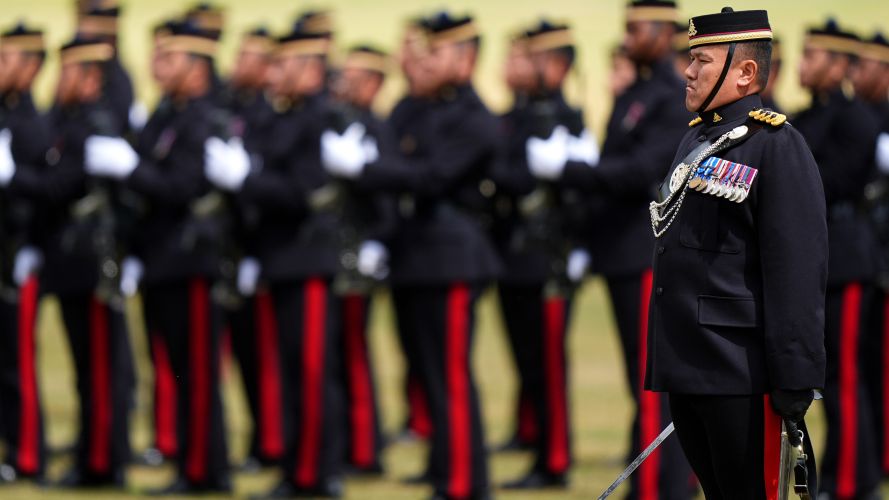 For these men, English is their second language so another challenge they face is to learn the correct voice procedures on the net - a challenge they will overcome with typical Gurkha gusto