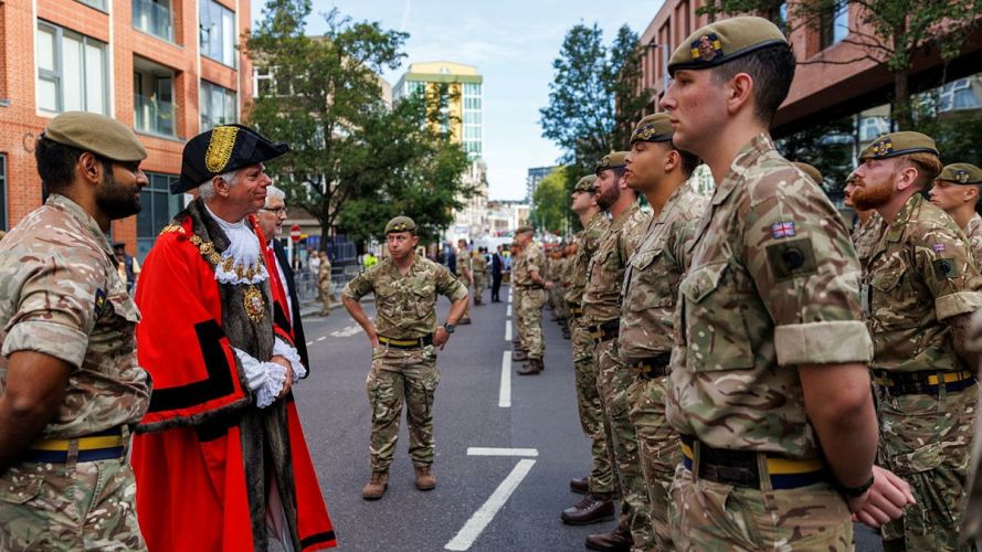ttalion, The Princess of Wales’s Royal Regiment (1 PWRR) homecoming parade (Picture: MOD)