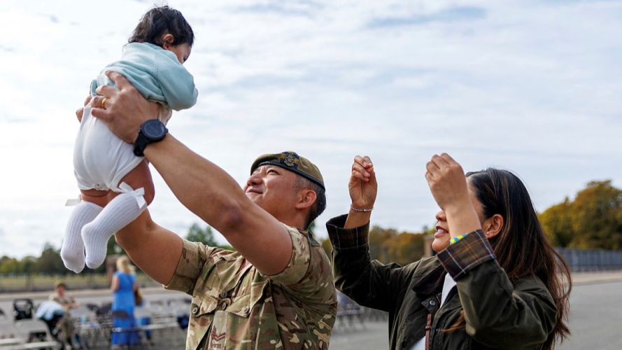 ttalion, The Princess of Wales’s Royal Regiment (1 PWRR) homecoming parade (Picture: MOD)