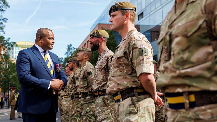 ttalion, The Princess of Wales’s Royal Regiment (1 PWRR) homecoming parade (Picture: MOD)