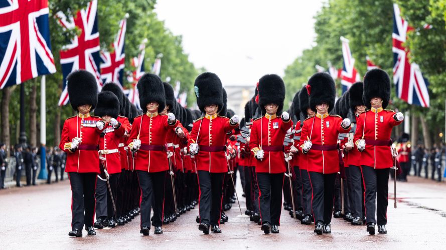Lieutenant General Sir James Bucknall carried out the inspection, clearing the way for the King's Birthday Parade to go ahead on Saturday 13 June, better known as Trooping the Colour