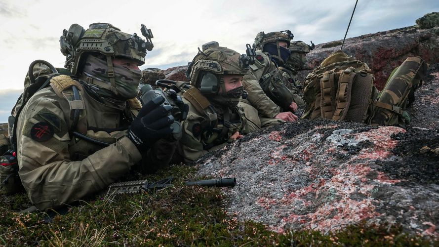 As with any exercise of this nature, the objective was to see without being seen - and to call down effective fire on the enemy positions As with any exercise of this nature, the objective was to see without being seen - and to call down effective fire on the enemy positions