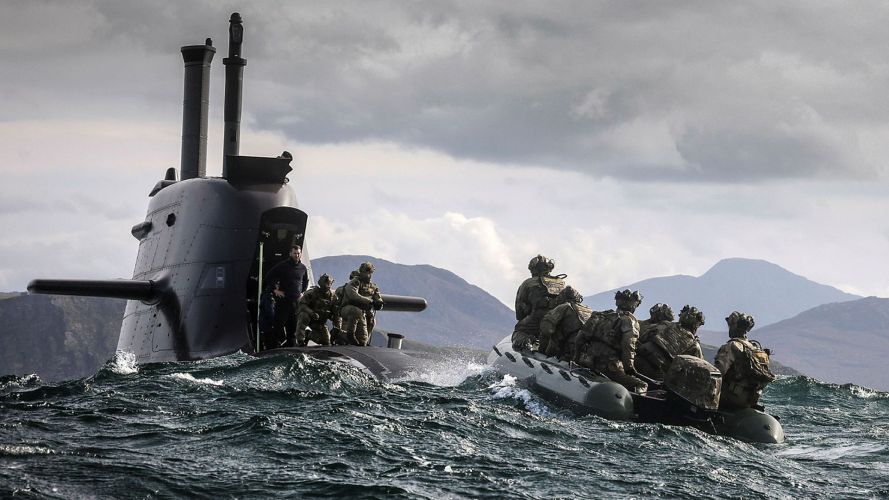 Despite wearing dry suits, the Commandos were no doubt relieved to get back to the relative comfort provided by the German navy sub Despite wearing dry suits, the Commandos were no doubt relieved to get back to the relative comfort provided by the German navy sub