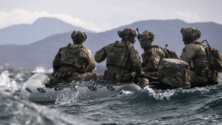 Once satisfied with the drills, the Commandos headed towards the shore to scout for a suitable place to set up so they could start carrying out the task in hand Once satisfied with the drills, the Commandos headed towards the shore to scout for a suitable place to set up so they could start carrying out the task in hand