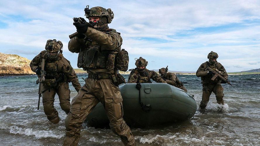 The beach landing was probably the most dangerous phase of the operation, with the Commandos being vulnerable to an enemy ambush until they'd cleared the area The beach landing was probably the most dangerous phase of the operation, with the Commandos being vulnerable to an enemy ambush until they'd cleared the area