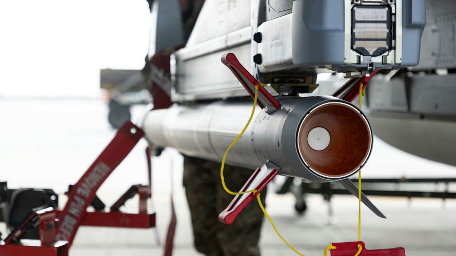 Armed up, the jets offer a powerful air defence capability in support of the enhanced air policing mission on the alliance's eastern flank