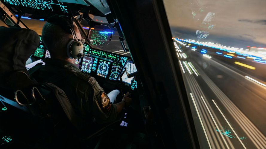 This image from Sergeant Matty, which was a successful entry in the RAF Photographic Competition 2026, shows an A400M landing at Helsinki airport in Finland This image from Sergeant Matty, which was a successful entry in the RAF Photographic Competition 2026, shows an A400M landing at Helsinki airport in Finland