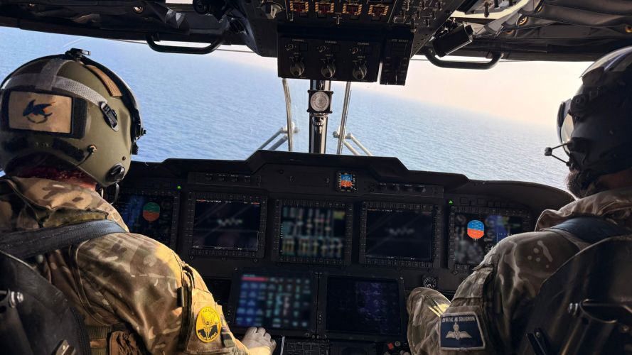 820 Naval Air Squadron in Cyprus training and on ASaC operations (Picture: MOD) 820 Naval Air Squadron in Cyprus training and on ASaC operations (Picture: MOD)