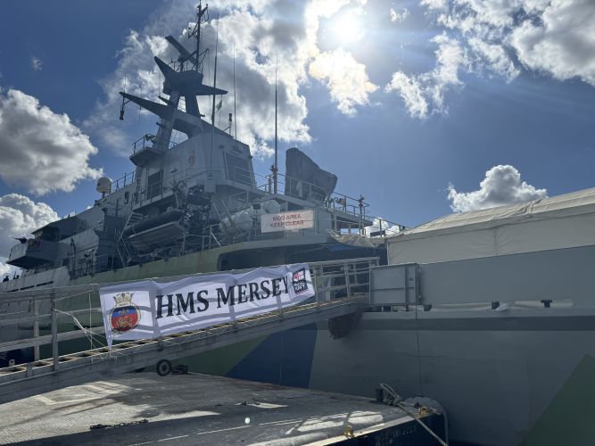HMS Mersey at DSEI 2025