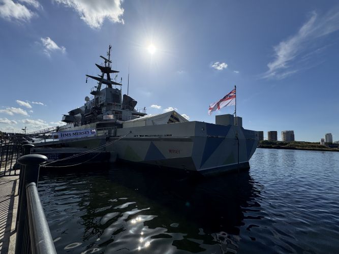 HMS Mersey at DSEI 2025