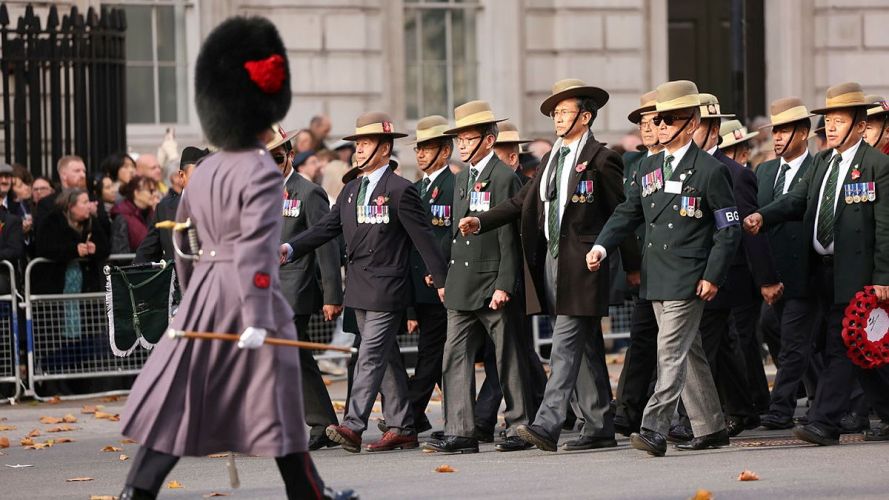 The Gurkha Brigade Association march in the RBL's parade (Picture: MOD) The Gurkha Brigade Association march in the RBL's parade (Picture: MOD)