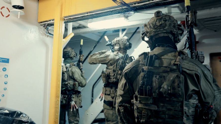 An important aspect of CQB is momentum