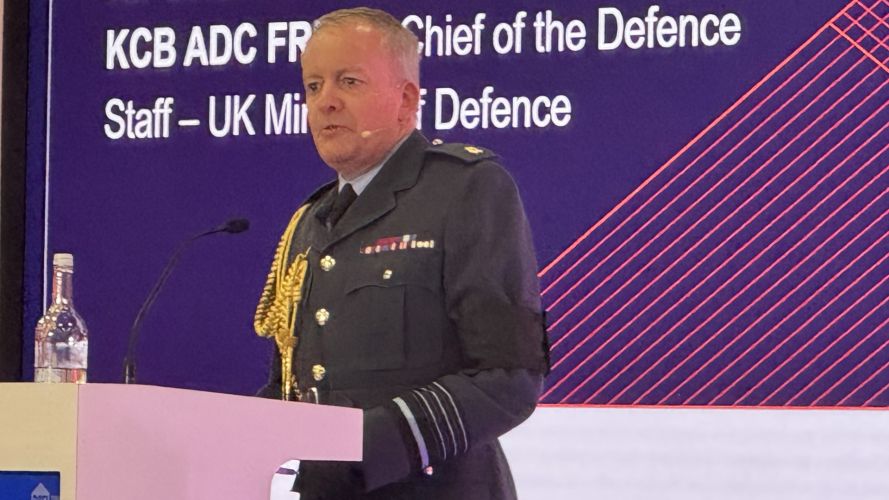 ACM Sir Rich speaks during his remarks ACM Sir Rich speaks during his remarks