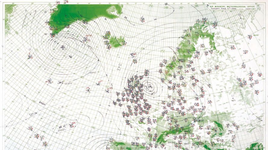 "These documents provide a remarkable insight into the role meteorology played in the success of the D-Day landings", Lt Cdr David Gayle OiC HMTU (Picture: MOD)