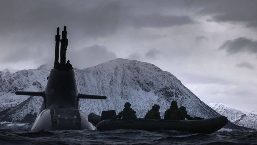 Before embarking via an Inflatable Raiding Craft