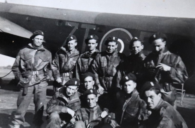 Troop photograph before going on a mission