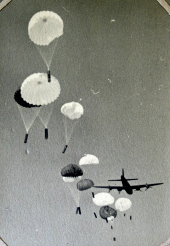Allied Planes Drop Supplies To Troops