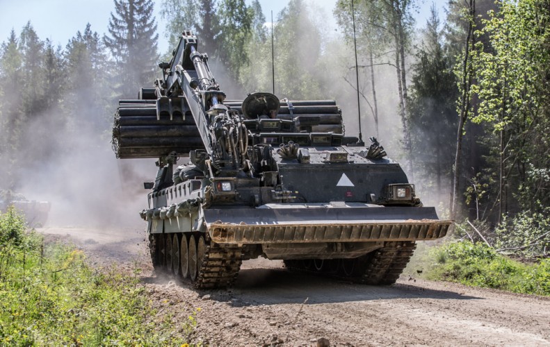 Exercise Spring Storm - Trojan armoured vehicle