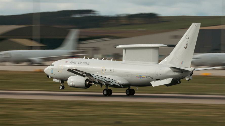 Aircraft previously flown by VIII Squadron have included the Vincent, Liberator, Hunter FGA9, Shackleton AEW MK 2 and the E-3D Sentry AEW MK 1 Aircraft previously flown by VIII Squadron have included the Vincent, Liberator, Hunter FGA9, Shackleton AEW MK 2 and the E-3D Sentry AEW MK 1