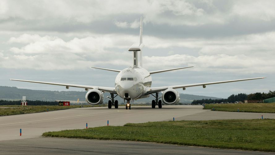 The aircraft will be based alongside the RAF's Poseidon maritime patrol aircraft at Lossiemouth – that jet is also based on the Boeing 737 The aircraft will be based alongside the RAF's Poseidon maritime patrol aircraft at Lossiemouth - that jet is also based on the Boeing 737