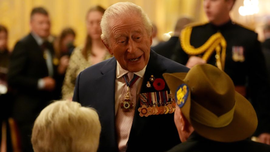 The Royal Family hosted a reception marking Victory over Japan Day