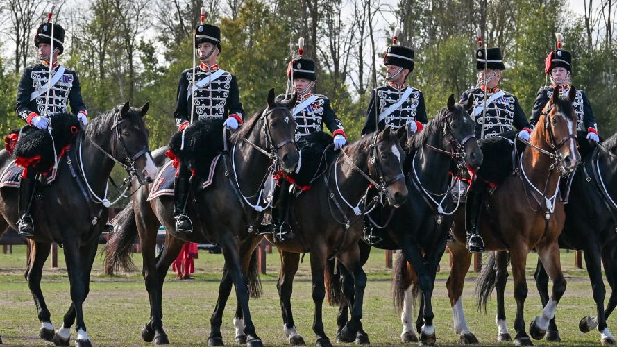 The Light Cavalry HAC is one of the two Honourable Artillery Company ceremonial sub-units and was established in 1861 as a mounted reconnaissance squadron for the gun batteries